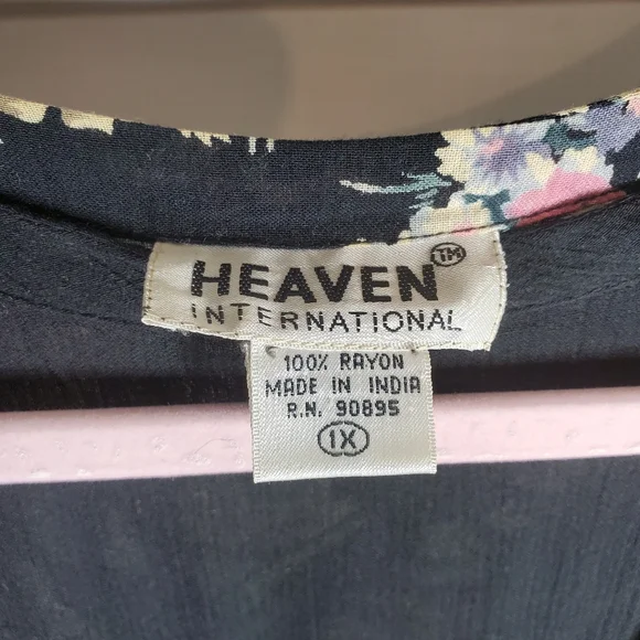 Vingtage Plus Size Cottagecore Fairy Grunge Whimsigoth Dress 1X See Measurements - Picture 6 of 13